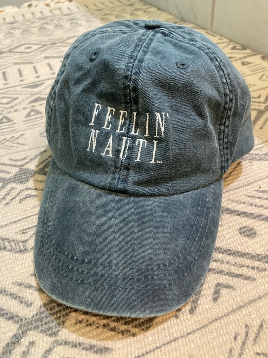 Adams Accessories - Adams Navy Blue 'Feelin' Nauti' Cotton Baseball Cap